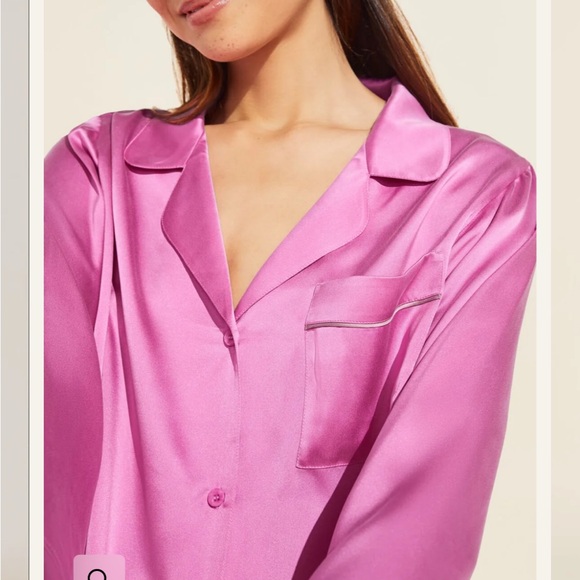 Eberjey Inez Washable Silk Pajama Set - Picture 3 of 7